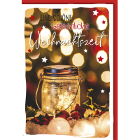 Weihnachtskarte mit Umschlag Eine schöne besinnliche...