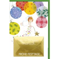 Weihnachten Geldkarte Weihnachtskarte mit Umschlag Frohe...
