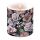 A Candle Small Vintage Flowers Black
