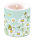 Kerze klein – Candle small – Format: Ø 7,5 cm x 9 cm – Brenndauer: 35 Std. - 1 Kerze pro Packung - Daisy Green – Gänseblümchen grün