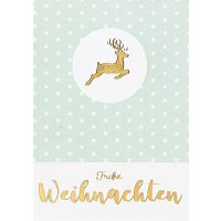 Weihnachten Glückwunschkarte mit Umschlag Pastel...