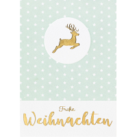 Weihnachten Glückwunschkarte mit Umschlag Pastel...