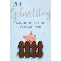 Geburtstag - Moving Cards - Klappkarte mit beweglichem...