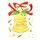 Frohes Fest Weihnachten Skorpions art Glückwunschkarten Glocke mit Schleife Naturkarton mit Goldfolie, Blindprägung, Umschlag