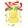 A Frohes Fest Weihnachten Skorpions art Glückwunschkarten Glocke mit Schleife Naturkarton mit Goldfolie, Blindprägung, Umschlag