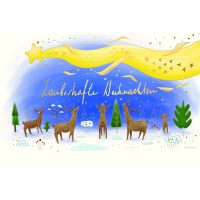 A Weihnachten Glückwunschkarte mit Umschlag...