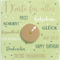 Allgemeine Wünsche Moving Cards Quadratische...