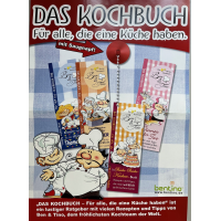 Kochbuch Themenparty Spaßbuch mit Saugnapf an Kette...