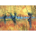 Kunstkarten - Aufklappkarte-Doppelkarte im Format 11,5 x 16,6 cm mit passendem Briefumschlag - Künstler: Gogh, Vincent van - Weiden bei Sonnenuntergang - Fink Verlag