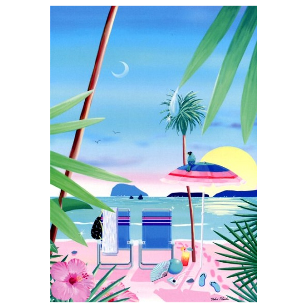 Kunstkarten - Aufklappkarte-Doppelkarte im Format 11,5 x 16,6 cm mit passendem Briefumschlag - Künstler: Honda, Yoko - Nature - Fink Verlag