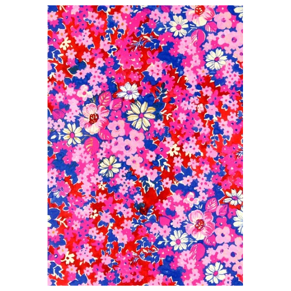 Kunstkarten - Aufklappkarte-Doppelkarte im Format 11,5 x 16,6 cm mit passendem Briefumschlag - Künstler: Shirokova, Nina - Textildesign - Fink Verlag
