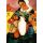 Kunstkarten - Aufklappkarte-Doppelkarte im Format 11,5 x 16,6 cm mit passendem Briefumschlag - Künstler: Macke, August - Die Lautenspielerin - Fink Verlag