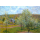 Kunstkarten - Aufklappkarte-Doppelkarte im Format 11,5 x 16,6 cm mit passendem Briefumschlag - Künstler: Sisley, Alfred - Frühling in der Umgebung von Paris - Fink Verlag