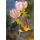 Kunstkarten - Aufklappkarte-Doppelkarte im Format 11,5 x 16,6 cm mit passendem Briefumschlag - Künstler: Hesse, Hermann - Magnolienblüte - Fink Verlag