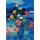 Kunstkarten - Aufklappkarte-Doppelkarte im Format 11,5 x 16,6 cm mit passendem Briefumschlag - Künstler: Münter, Gabriele - Blumenstillleben vor Landschaft - Fink Verlag