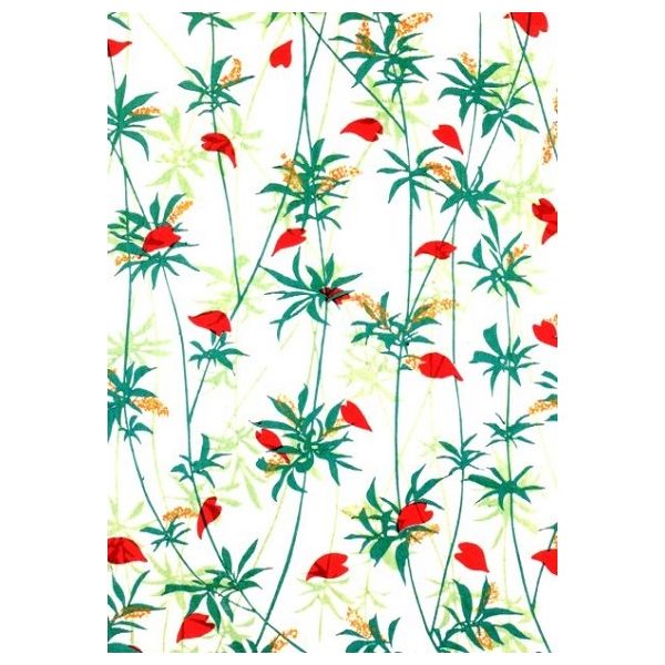 Kunstkarten - Aufklappkarte-Doppelkarte im Format 11,5 x 16,6 cm mit passendem Briefumschlag - Künstler: Olga Hirsch Collection - Blumenmotiv - Fink Verlag