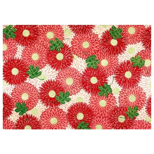 Kunstkarten - Aufklappkarte-Doppelkarte im Format 11,5 x 16,6 cm mit passendem Briefumschlag - Künstler: Olga Hirsch Collection - Japanisches Blumenmotiv - Fink Verlag