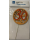 A - Demmler STA-HORN-30 - „30“ Jubiläumszahl - Schmuckzahl - Festliche Zahlen - Blumenstecker - Durchmesser: 8,3 cm