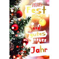 A Weihnachten Glückwunschkarte mit Umschlag...