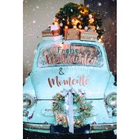 Weihnachten Glückwunschkarte mit Umschlag Auto mit...