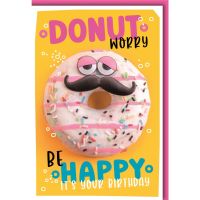 Geburtstag Glückwunschkarte mit Umschlag Donut mit...