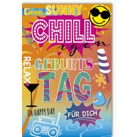 Geburtstag Glückwunschkarte mit Umschlag Einen sunny...