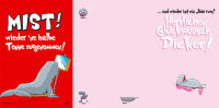 Geburtstagskarte - Humor - Kwal der Wal - Glückwunschkarte im Format 11,5 x 17 cm mit Briefumschlag - UVP: € 2,25
