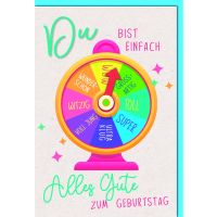 A Geburtstag Glückwunschkarte mit Umschlag...