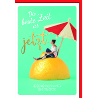 Geburtstag Glückwunschkarte mit Umschlag Zitrone mit...