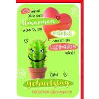 Geburtstag Glückwunschkarte mit Umschlag Umarmen...