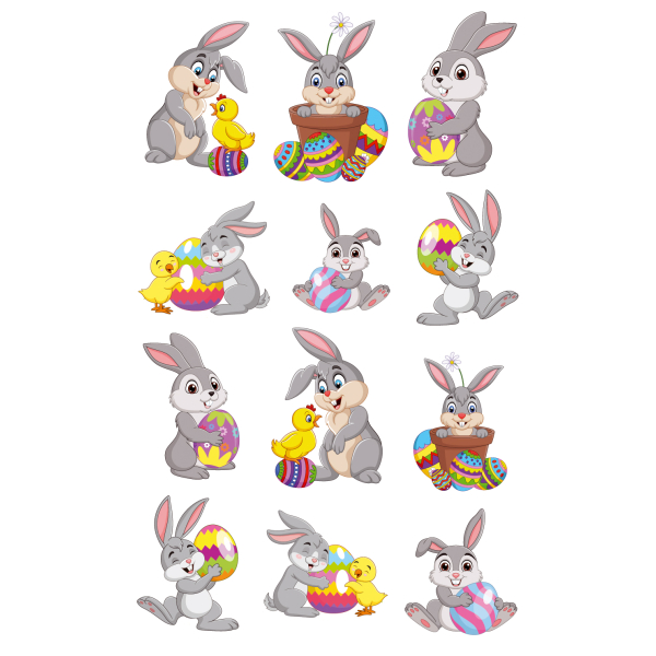 Ostern Pastell Sticker Set – Niedliche Aufkleber Für Journal, Planer & Dekoration
