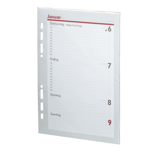 Kalender 2027 Ersatzeinlagen Manager A5 Kalendarium 1 Woche = 2 Seiten UVP 11,49€