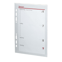 Kalender 2027 Ersatzeinlagen Manager A5 Kalendarium 1...