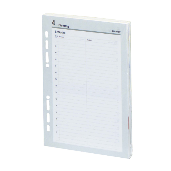 Kalender 2027 Ersatzeinlagen Manager A5 Kalendarium (1 Tag = 1 Seite)  UVP: 23,49€
