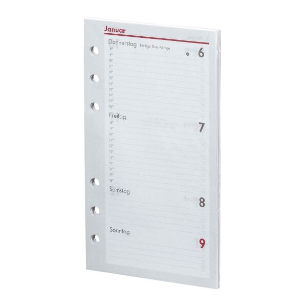 Kalender 2027 Terminplaner Kompakt A6 Kalendarium 1 Woche = 2 Seiten