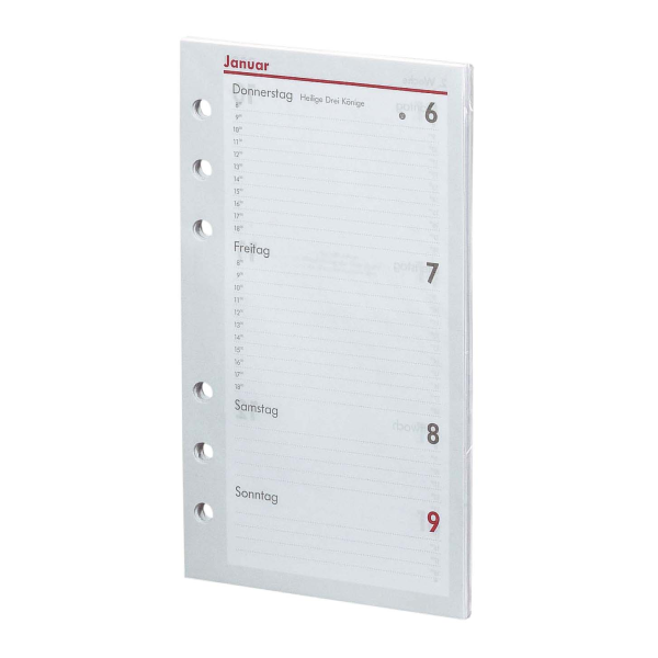 Kalender 2027 Terminplaner Kompakt A6 Kalendarium 1 Woche = 2 Seiten