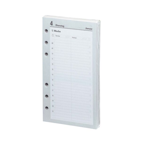 Kalender 2027 Terminplaner Kompakt A6 Kalendarium 1 Tag = 1 Seite
