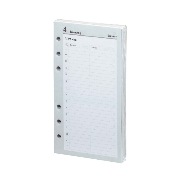 Kalender 2027 Terminplaner Kompakt A6 Kalendarium 1 Tag = 1 Seite