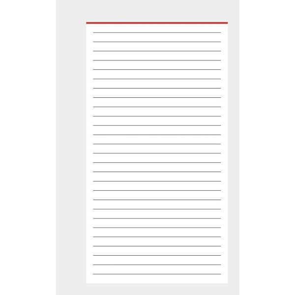 Terminplaner Einlageblätter liniert A7 POCKET NOTIZEN 50 BLATT