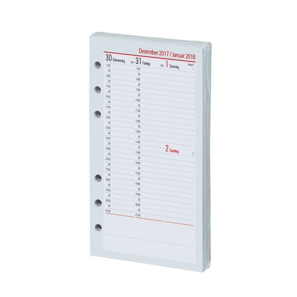 Kalender 2027 Terminplaner Kompakt A6 Kalendarium (1Woche = 2 Seiten) vertikal