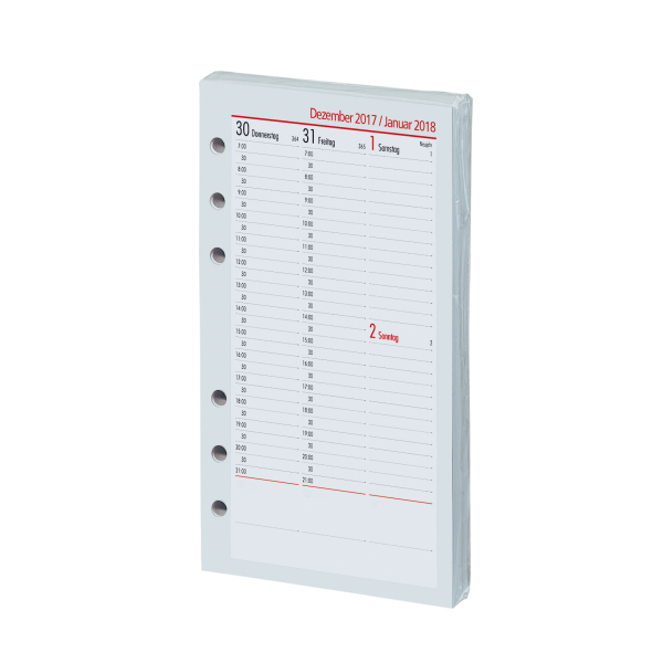 Kalender 2027 Terminplaner Kompakt A6 Kalendarium (1Woche = 2 Seiten) vertikal