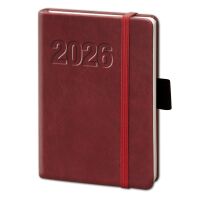 Kalender 2027 V-Book Buchkalender A 6 Hardcover mit...