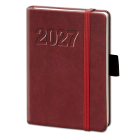 Kalender 2027 V-Book Buchkalender A 6 Hardcover mit...