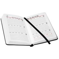 Kalender 2027 V-Book A 6 Hardcover mit Gummiband braun UVP: 10,49