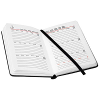 Kalender 2027 V-Book A 6 Hardcover mit Gummiband braun UVP: 10,49