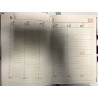Kalender 2027 V-Book Buchkalender A 5 Hardcover mit...