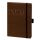 Kalender 2027 V-Book Buchkalender A 5 Hardcover mit Gummiband braun UVP: 13,99