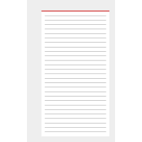 Terminplaner Einlagen A8 MINI NOTIZEN 50 linierte...
