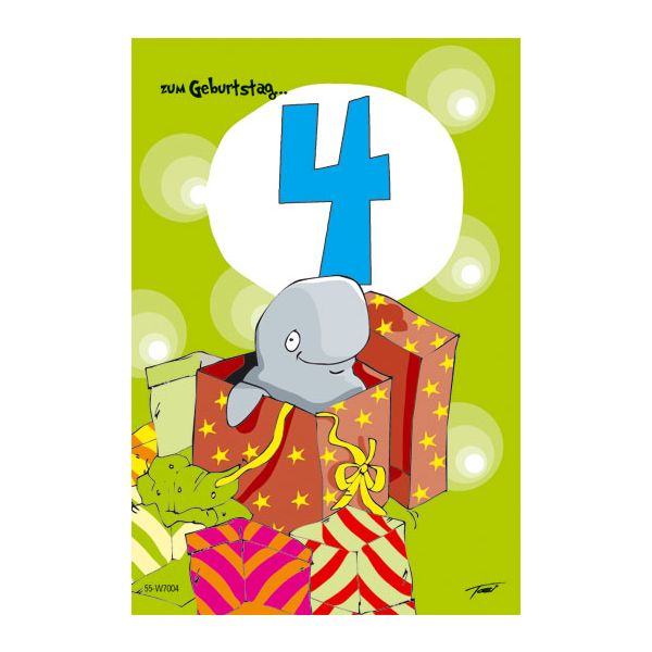 Liif Pop-Up Geburtstagskarte Zum 2., 3., 4., 5. Geburtstag – 17,8 X 12,7 Cm Mit Umschlag | 3D Effekt