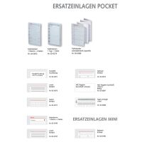 Kalender Terminplaner Ersatzeinlagen Pocket A7 Karierte...